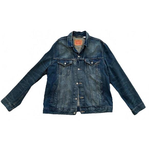 NEW Men’s LEVI STRAUSS & CO Vintage Denim Jacket TruckerXXL 707970001